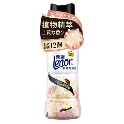 LENOR 蘭諾LENOR衣物芳香豆雪松梔子花450ml