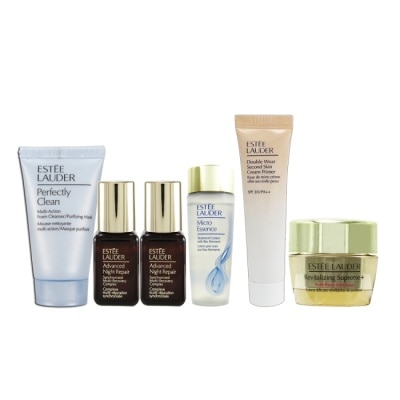 ESTEE LAUDER 雅詩蘭黛 雅詩蘭黛 細緻煥采潔面乳30ml+原生露30ml+特潤7mlx2+膠霜15ml+乖15ml