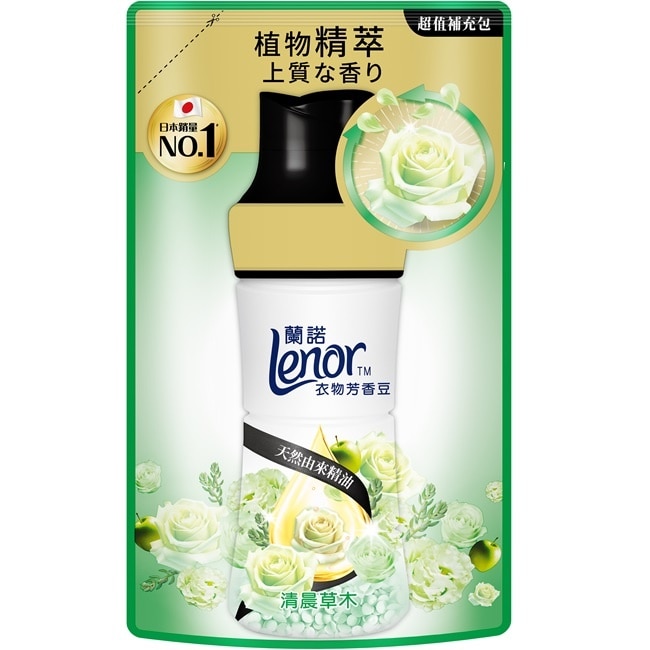 蘭諾Lenor衣物芳香豆清晨草木440mL