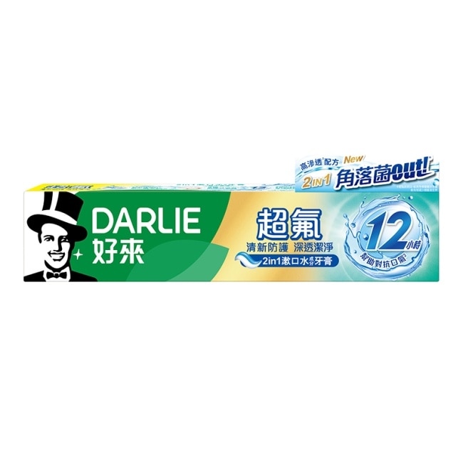 Darlie 好來 DARLIE好來超氟清新防護深透潔淨牙膏140g