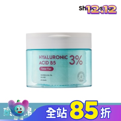 SHINCOSLAB 韓國ShinCos.Lab醫美級玻尿酸B5保濕爽膚棉60片