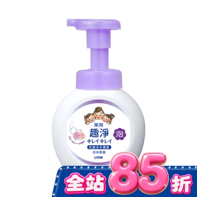 LION 獅王 日本獅王趣淨抗菌洗手慕斯250ml花香 image