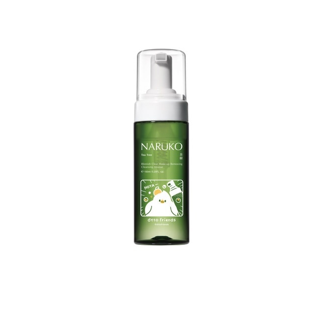 NARUKO 茶樹粉刺快閃洗卸兩用慕絲150ml(dtto friends限定版)