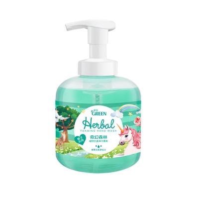 GREEN 綠的植物抗菌潔手慕斯-奇幻森林 400ML