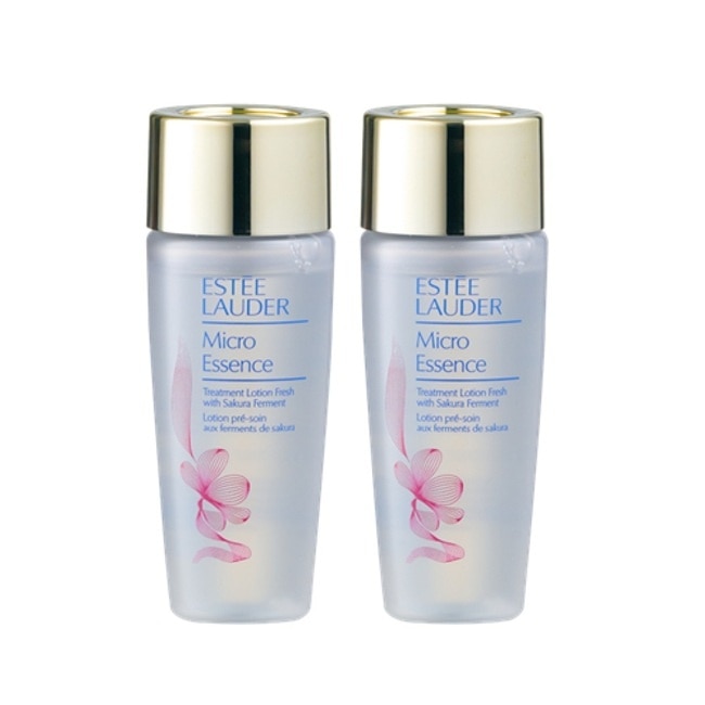 【ESTEE LAUDER 雅詩蘭黛】微分子肌底原生露櫻花輕盈版30ml*2 公司貨