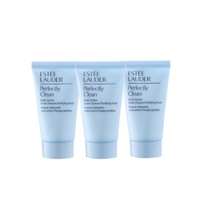 ESTEE LAUDER 雅詩蘭黛 【ESTEE LAUDER 雅詩蘭黛】細緻煥采雙效淨化潔面乳30ml*3 公司貨