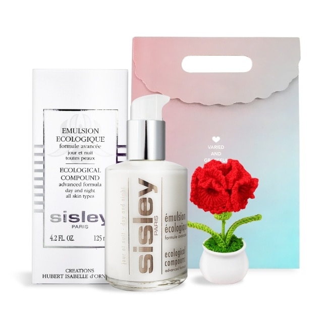 Sisley 希思黎 全能乳液(125ml)-新版+手作針織康乃馨附禮袋-國際航空版