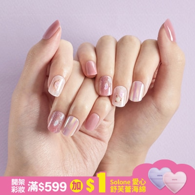 DASHING DIVA Dashing Diva/M 薄型經典美甲片-香檳夢花園-30片