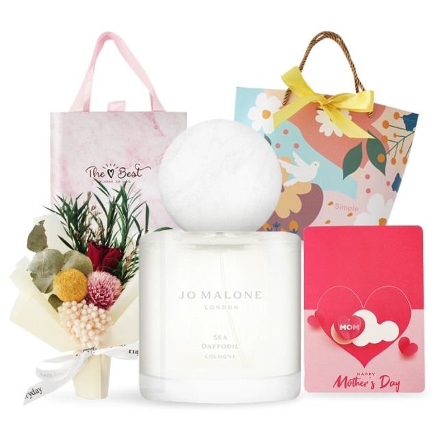 Jo Malone 地中海水仙香氛禮盒[香水50ml+擴香花禮盒+卡片]-國際航空版