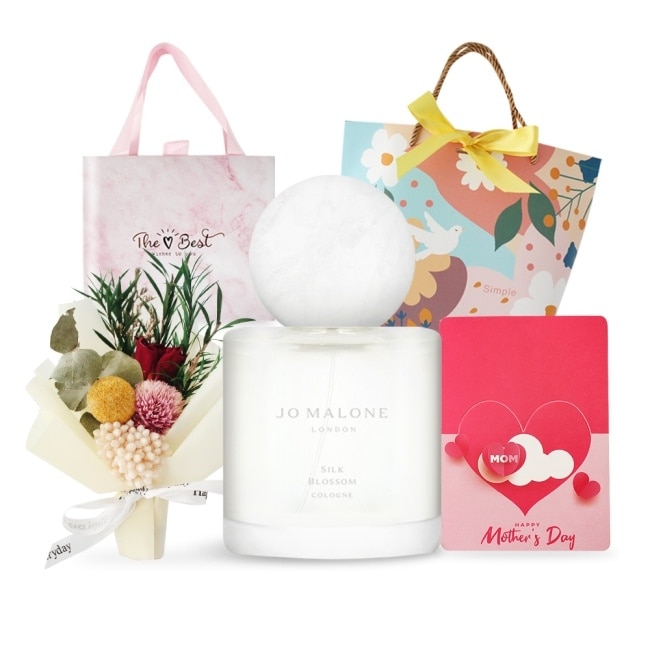Jo Malone 地中海合歡花香氛禮盒[香水50ml+擴香花禮盒+卡片]-國際航空版