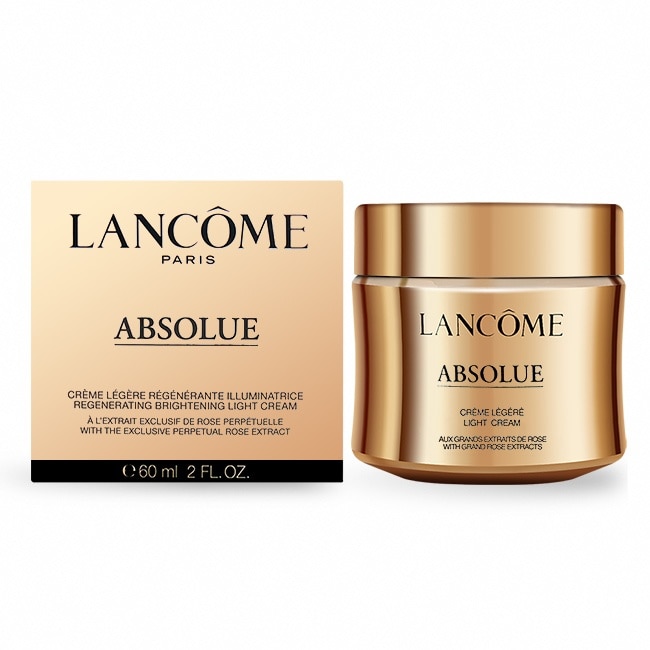 LANCOME 蘭蔻 絕對完美黃金玫瑰修護乳霜 輕盈版(60ml)-國際航空版