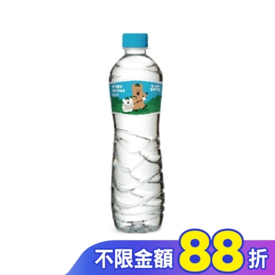 Watsons 屈臣氏 Treats by Watsons 純水550ml (呆萌町聯名版)