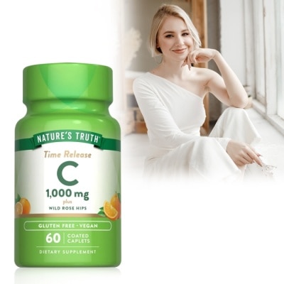 Nature`s Truth綠萃淨 綠萃淨 釋放型維生素C-1000mg複方錠(60錠/瓶)