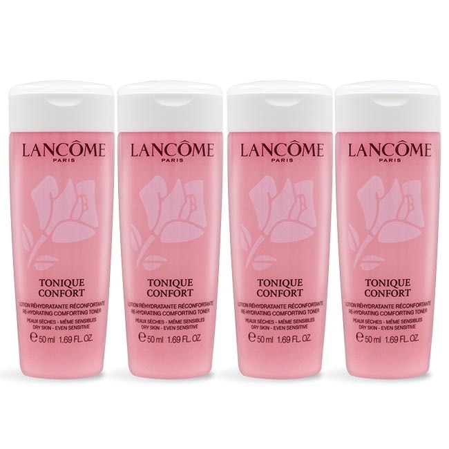 LANCOME 蘭蔻 溫和保濕水(50mlX4)-國際航空版