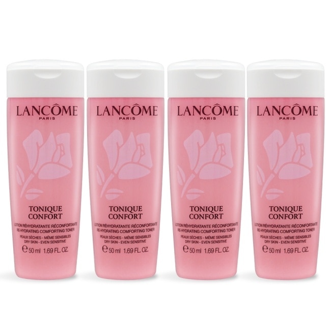 LANCOME 蘭蔻 溫和保濕水(50mlX4)-國際航空版