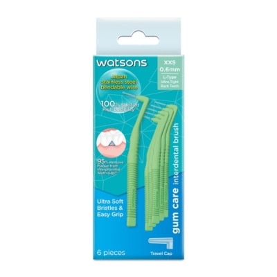 Watsons 屈臣氏 - 屈臣氏護齦牙縫刷-L型 6支入(XXS超細密)