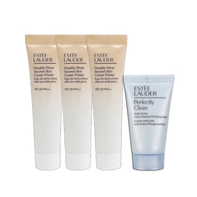 ESTEE LAUDER 雅詩蘭黛 Estee Lauder粉持久天生美肌乖乖乳15mlx3(贈細緻潔面乳30mlx1)
