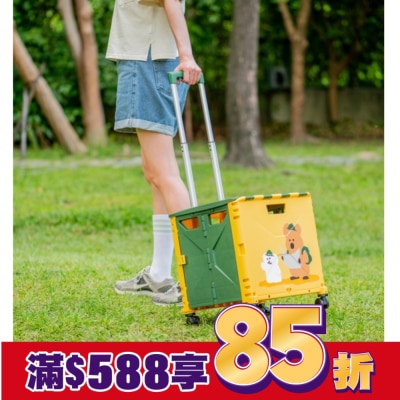 Watsons 屈臣氏 DINOTAENG 綠色足跡折疊推車