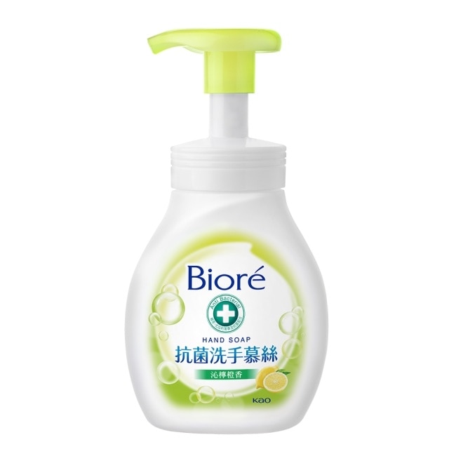 Biore 抗菌洗手慕絲沁檸橙香 280ML image