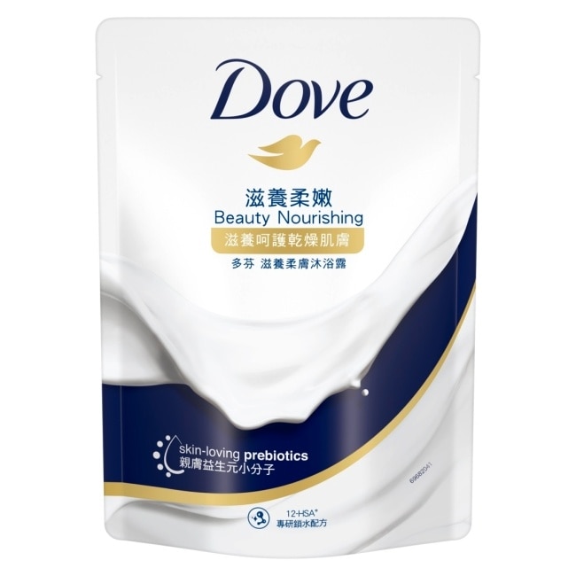 多芬滋養柔膚沐浴露 滋養柔嫩 補充包 23V 580G