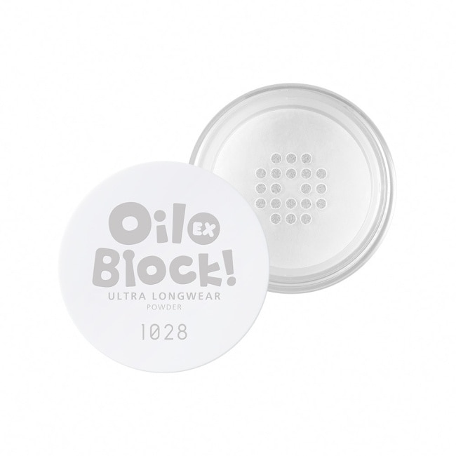 1028 Oil Block!超吸油嫩蜜粉EX 8g 透明