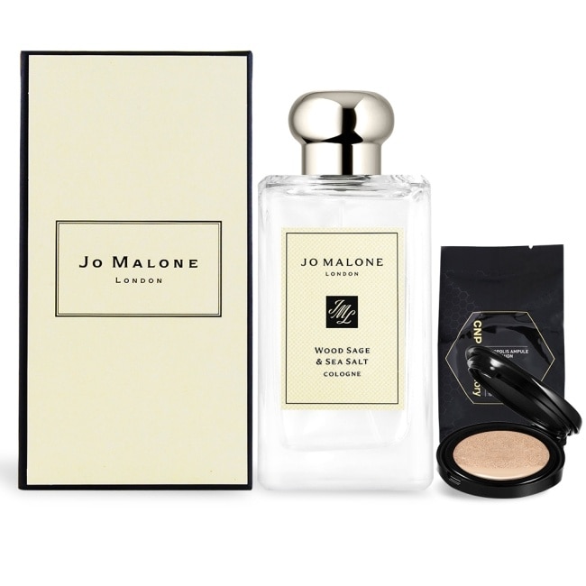 Jo Malone 鼠尾草與海鹽香水(100ml)加贈CNP 蜂膠氣墊粉餅-國際航空版