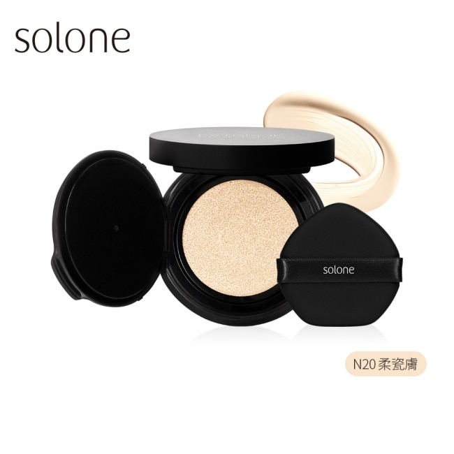 Solone 極致裸肌氣墊粉餅N20柔瓷膚 12g