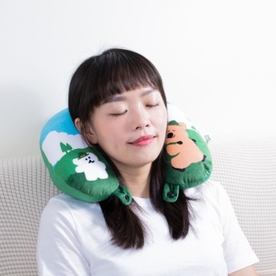 Watsons 屈臣氏 DINOTAENG 綠意圍繞U型枕(藍天款)