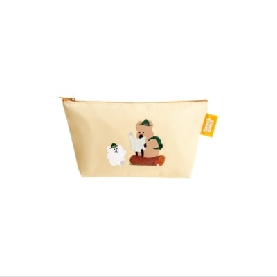 Watsons 屈臣氏 DINOTAENG 美麗新森化妝包(奶茶色) 一入