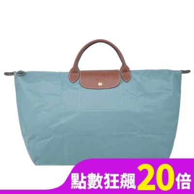 LONGCHAMP LONGCHAMP LE PLIAGE系列摺疊旅行袋(小/尤加利綠)1624-089-P93