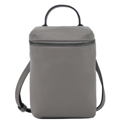 LONGCHAMP LONGCHAMP LE PLIAGE XTRA系列牛皮直式斜背包(迷你/斑鳩灰)10285-987-P55