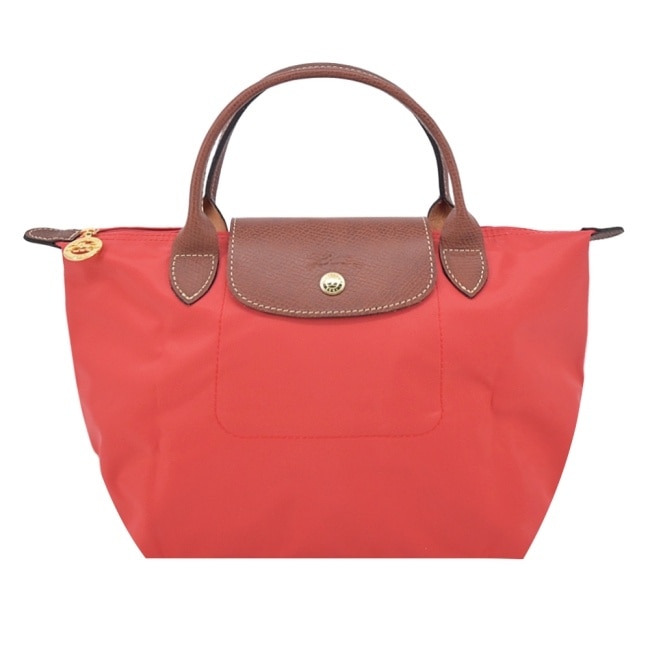 LONGCHAMP LE PLIAGE系列手提水餃包(小/番茄紅)1621-089-P94
