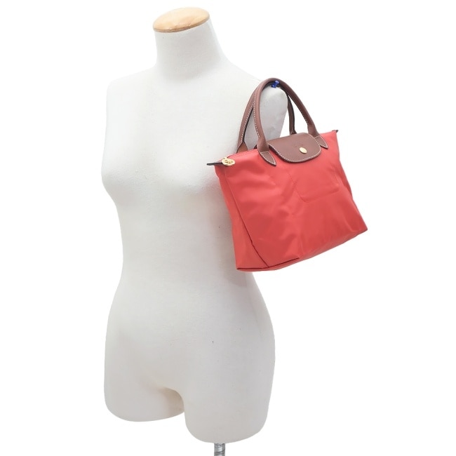 LONGCHAMP LE PLIAGE系列手提水餃包(小/番茄紅)1621-089-P94