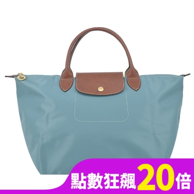 LONGCHAMP LONGCHAMP LE PLIAGE系列手提水餃包(中/尤加利綠)1623-089-P93