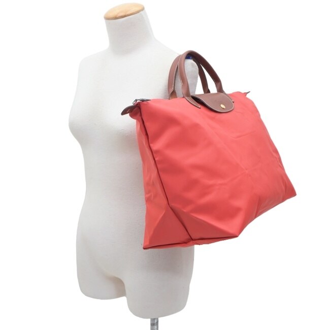 LONGCHAMP LE PLIAGE系列摺疊旅行袋(小/番茄紅)1624-089-P94
