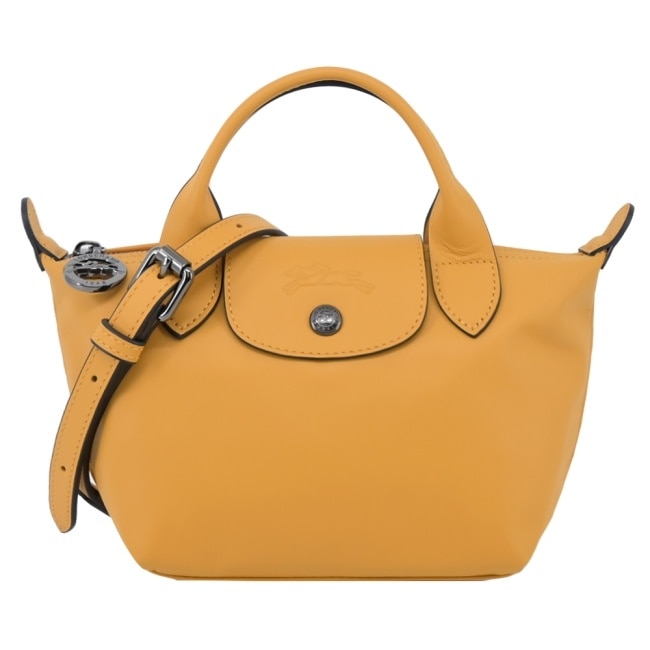 LONGCHAMP LE PLIAGE XTRA系列牛皮兩用水餃包(迷你/蜜糖)1500-987-117