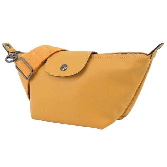LONGCHAMP LE PLIAGE XTRA系列牛皮斜背包(迷你/蜜糖)10212-987-117