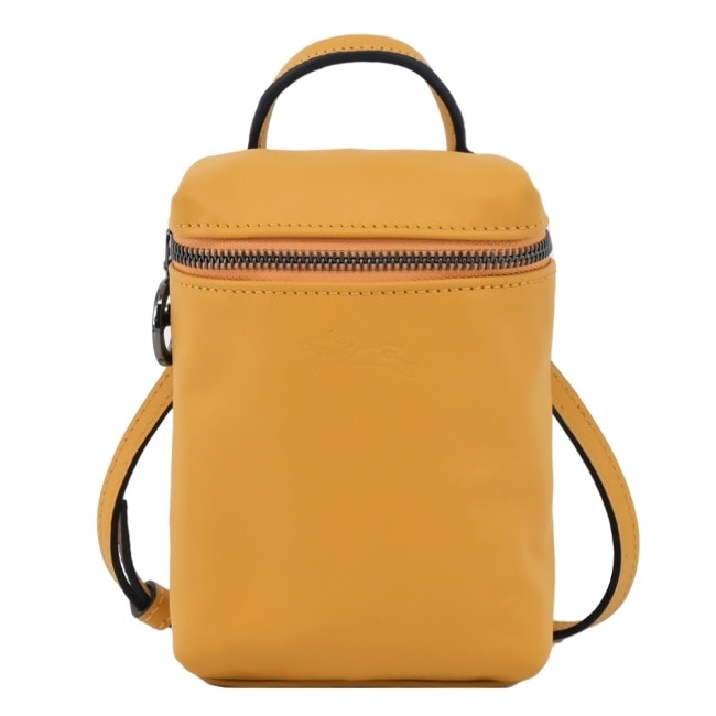 LONGCHAMP LE PLIAGE XTRA系列牛皮直式斜背包(迷你/蜜糖)10285-987-117