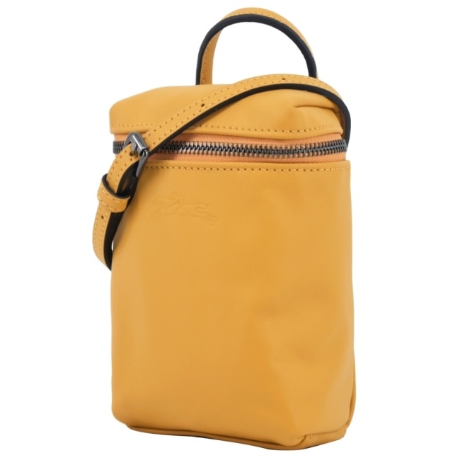 LONGCHAMP LE PLIAGE XTRA系列牛皮直式斜背包(迷你/蜜糖)10285-987-117