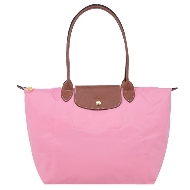 LONGCHAMP LE PLIAGE系列肩背水餃包(大/棉花糖粉)1899-089-P92