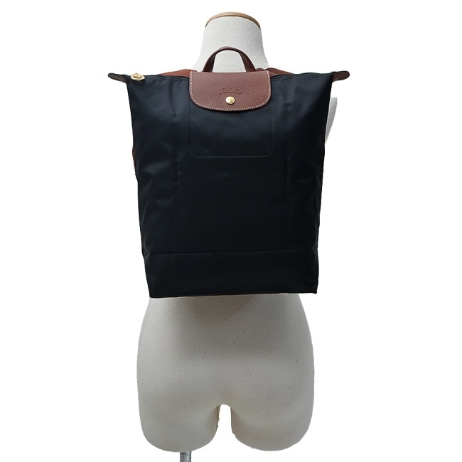 LONGCHAMP LE PLIAGE系列摺疊後背包(中/黑)10284-089-001