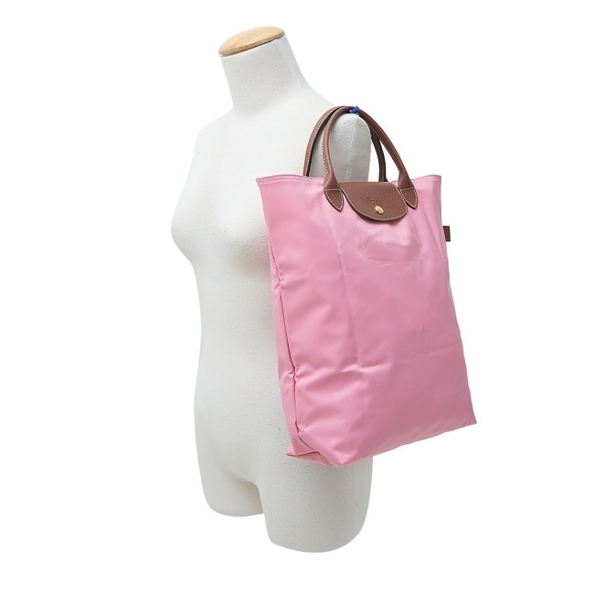 LONGCHAMP LE PLIAGE系列手提包(中/棉花糖粉)10168-089-P92