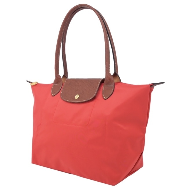 LONGCHAMP LE PLIAGE系列肩背水餃包(中/番茄紅)2605-089-P94