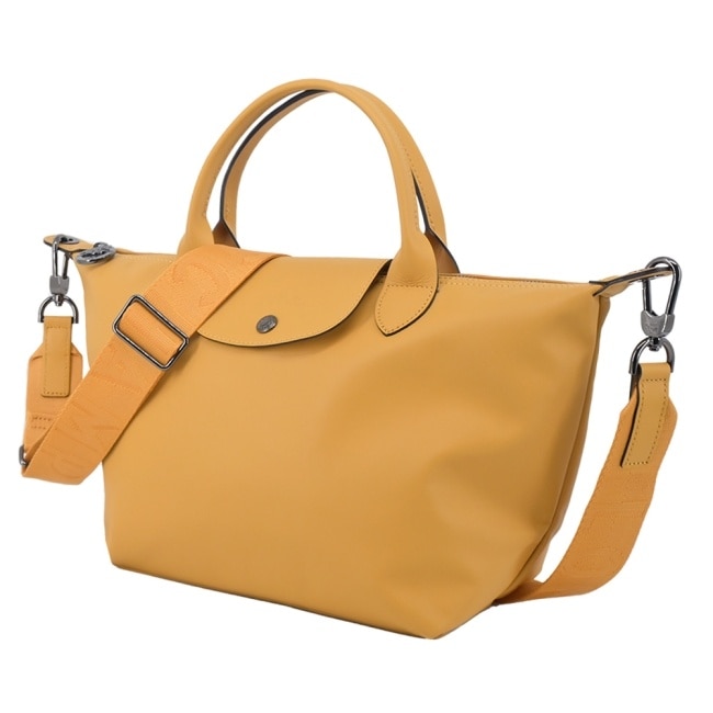 LONGCHAMP LE PLIAGE XTRA系列牛皮兩用水餃包(小/蜜糖)1512-987-117