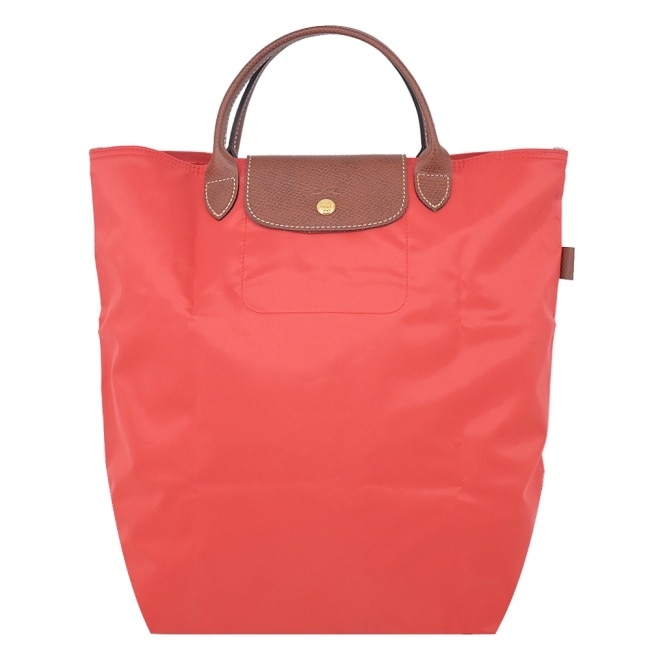 LONGCHAMP LE PLIAGE系列手提包(中/番茄紅)10168-089-P94