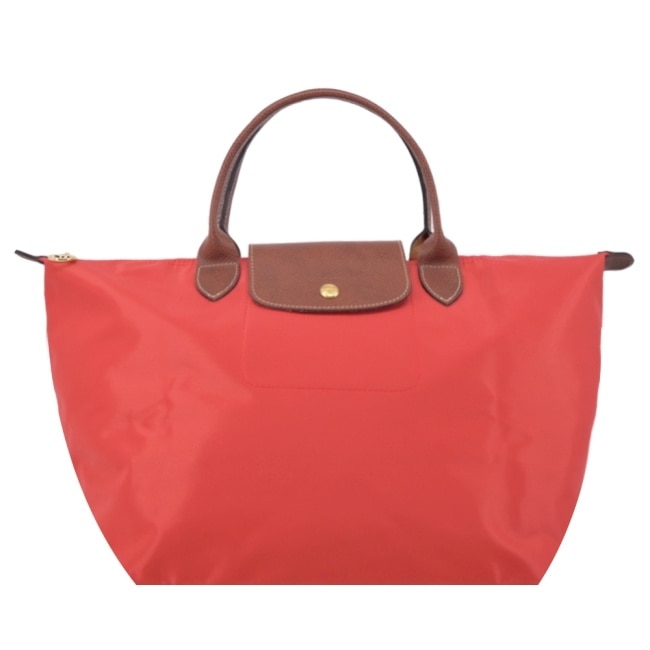 LONGCHAMP LE PLIAGE系列手提水餃包(中/番茄紅)1623-089-P94