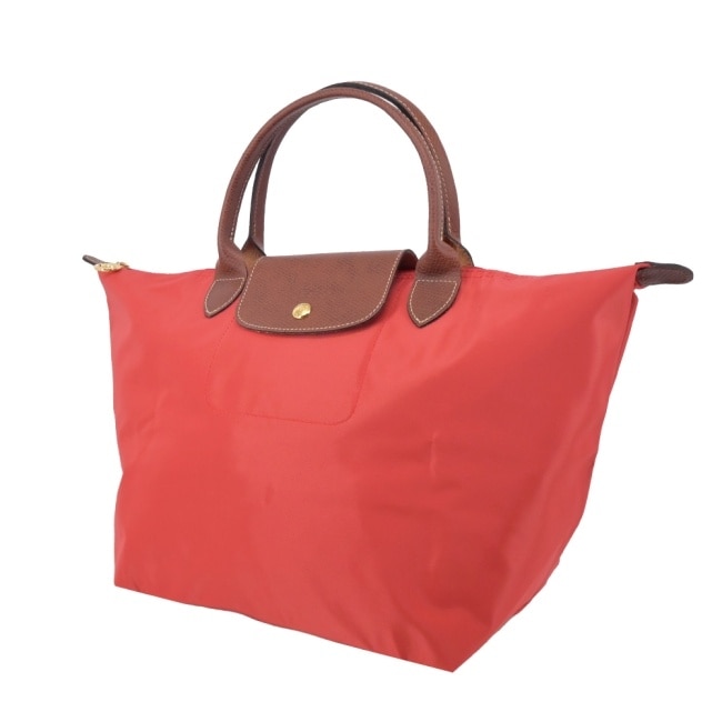 LONGCHAMP LE PLIAGE系列手提水餃包(中/番茄紅)1623-089-P94