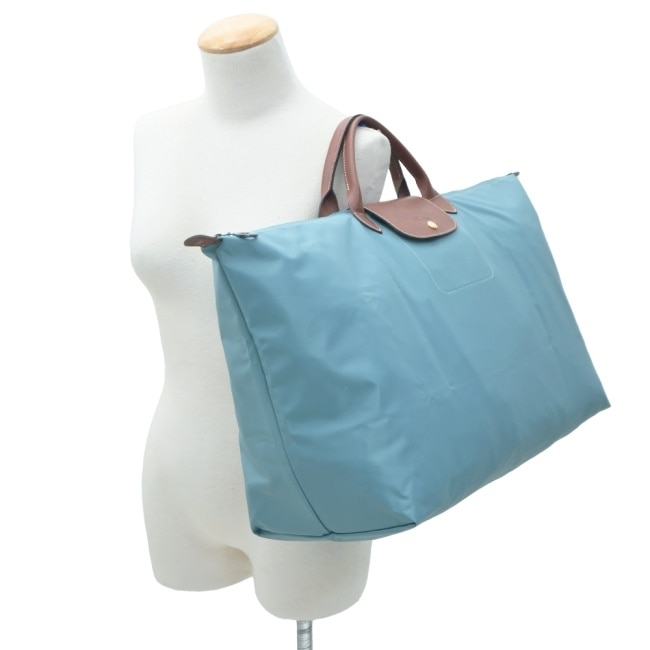 LONGCHAMP LE PLIAGE系列摺疊旅行袋(中/尤加利綠)1625-089-P93