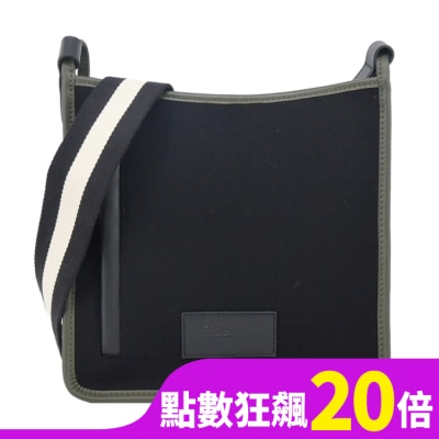 LONGCHAMP LONGCHAMP LE FOULONNE系列氈製羊毛寬背帶斜背包(小/黑)10275-HFN-001