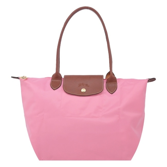 LONGCHAMP LE PLIAGE系列肩背水餃包(中/棉花糖粉)2605-089-P92
